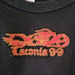 High Fever Black Tank Top Laconia 1999 T-Shirt Vtg